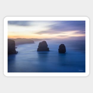 Gog and Magog from the 12 Apostles, Port Campbell National Park, Victoria, Australia. Sticker